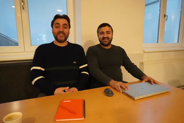 Der Obmann des ATIB-Vereins Fulpmes, Ali Gündogdu (l.), und Fatih Yilmaz sind voll motiviert. | Foto: Kainz