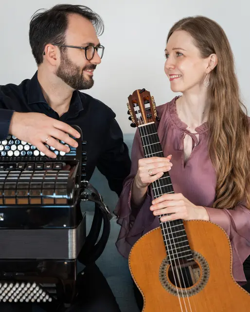 Ivana und Nikola Djorić gastieren in der Sparkassen Lounge. | Foto: Digital Solutions