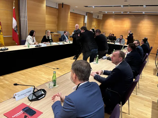 Die erste Sitzung war kurz und knackig. | Foto: Franz Tscheinig/MeinBezirk Burgenland