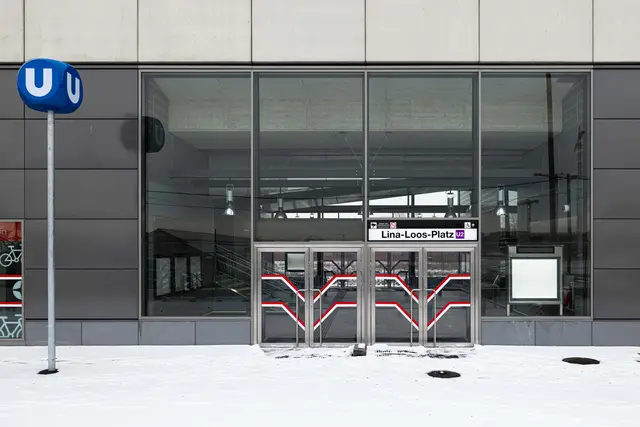 Schon seit 2013 besteht die U2-Station Lina-Loos-Platz als "Geisterstation". Ab Montag, 19. Jänner, soll sie ihren Betrieb aufnehmen.   | Foto: Stadt Wien/Christian Fürthner