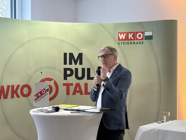Der steirische WKO-Präsident Josef Herk stimmte die Unternehmerinnen und Unternehmer in Feldbach auf Wachstum ein. | Foto: MeinBezirk