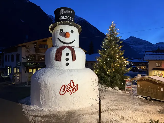 Der "Weiße Riese" ist ein beliebtes Fotomotiv in Holzgau. | Foto: Blaas