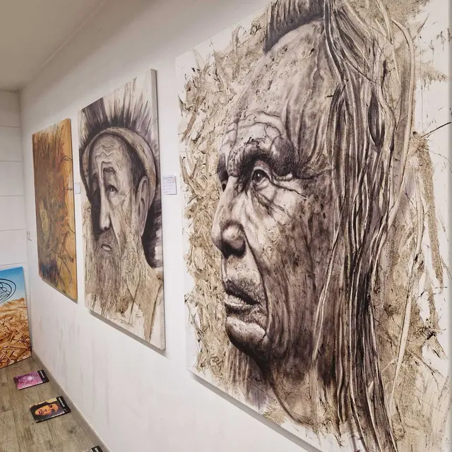 Großformatige Portraits von Reinhard Walder | Foto: Team Art 04