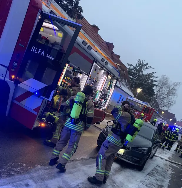 Bestens ausgerüstet gegen den Rauch. | Foto: DOKU-NÖ