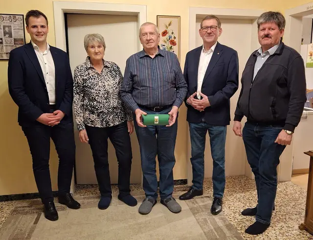 Ernst Karlovits feierte den 80. Geburtstag. | Foto: Gemeinde Weiden bei Rechnitz