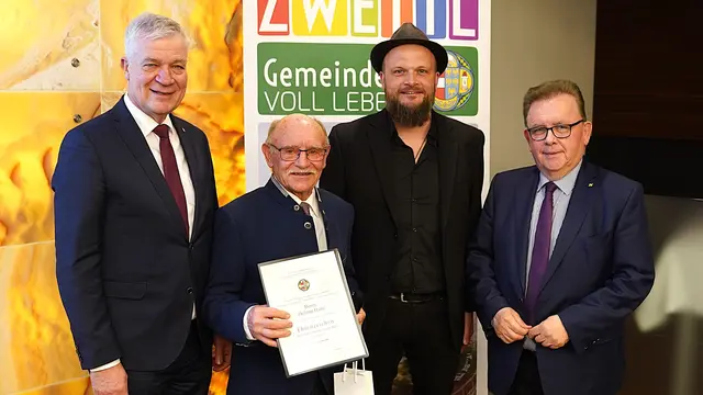 Anton Kasser, Helmut Hahn, Michael Friedl, Franz Mold. | Foto: Franz Fichtinger