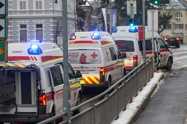Beim Versuch einen pyrotechnischen Gegenstand zu zünden, sprengte sich ein Pro-Palästina-Demonstrant in Wels die Finger der Hand weg. | Foto: laumat.at