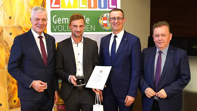 Anton Kasser, Benjamin Watzl, Wolfgang Huber, Franz Mold. | Foto: Franz Fichtinger