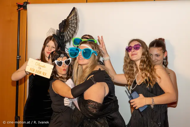 Die Fotobox sorgte für so manche festzuhaltende Momente. | Foto: cine-motion.at / R. Ivanek
