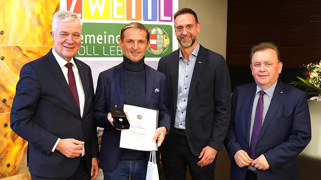 Anton Kasser, Ewald Mengl, Thomas Weiss, Franz Mold. | Foto: Franz Fichtinger