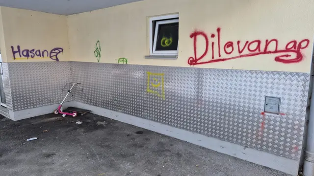 Kürzlich wurden Betonwände und Hausfassaden in Wattens mit Graffiti besprüht.  | Foto: ZOOM.Tirol