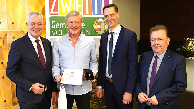 Anton Kasser, Klaus Enengl, Paul Robl, Franz Mold. | Foto: Franz Fichtinger