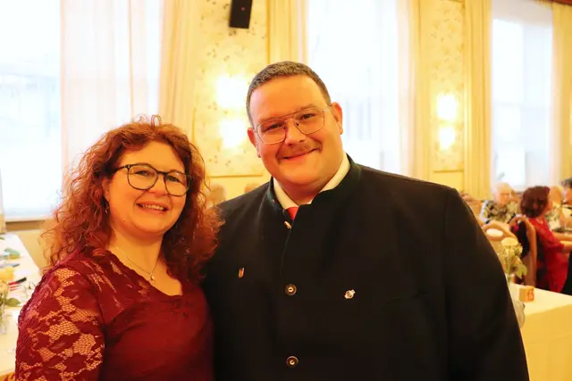 Stattete über die Ortsgrenze hinweg den Freunden in Kalsdorf einen Besuch ab: Feldkirchens GR Rene Strohmeier und Sandra Goldberg verbindet das Engagement in der Volkshilfe. | Foto: Edith Ertl