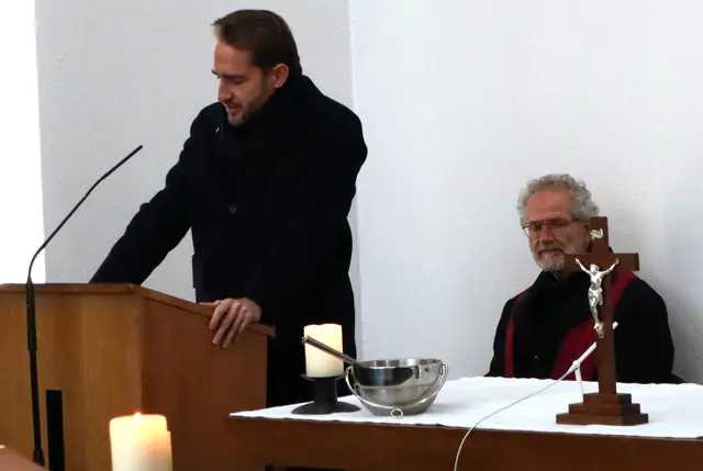 Jakob Trummer sprach Worte der Trauer und der Zuversicht | Foto: Gerhard Langmann