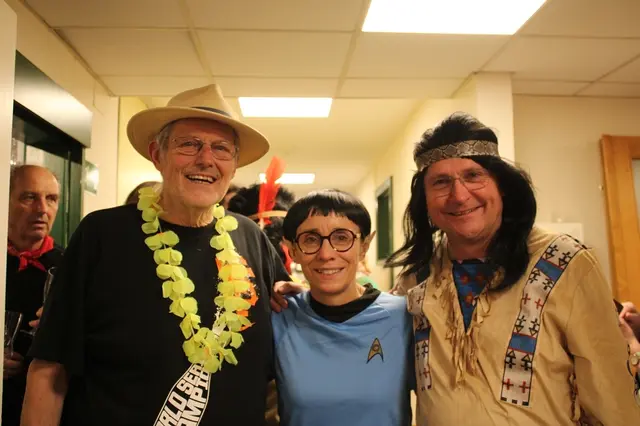 Organisatorin Marianne Neumüller mit Leopold Wurth und Richard Kargl | Foto: mc