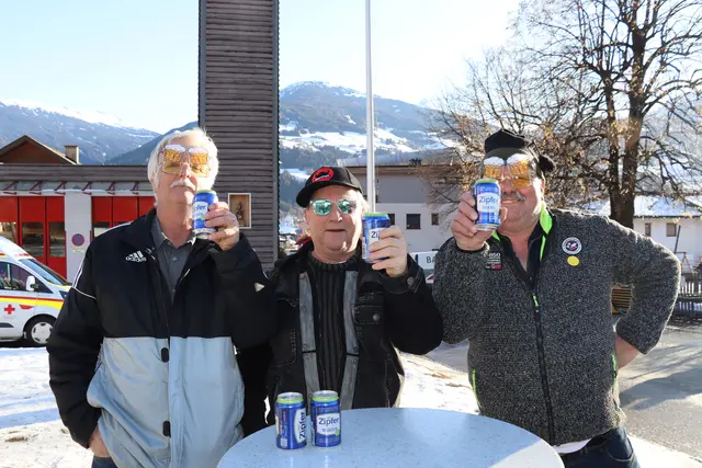 Manfred, Ritschy und Walter vom Achenseee waren dabei. | Foto: Kendlbacher
