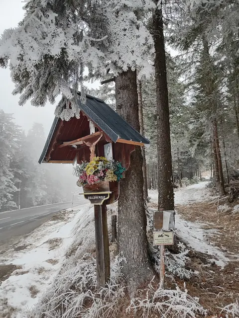 Das Zellerkreuz an der Schanzsattelstraße... | Foto: I.Wozonig