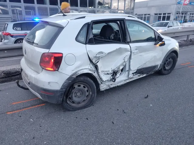 Unfall auf der B145 in Bad Ischl. | Foto: ff-badischl.at