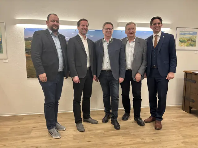 Blicken gemeinsam in die Zukunft (v.l.): Christoph Grassmugg, Manfred Rechberger, Gerhard Hartinger, Franz Labugger und Joachim Schnabel | Foto: Hengist
