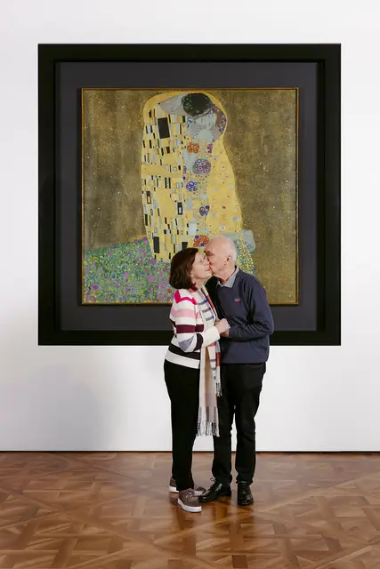 Am 14. Februar gibt es einige spezielle Events zu Valentinstag in Wien: von Konzerten und Fotos vor dem „Kuss“ bis zum Sternenhimmel-Schauen und Töpfern gibt es einiges im Angebot. | Foto: Ivory Rose Photography / Belvedere, Wien