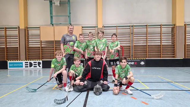 Das U14- Team der Ischler Floorballer. | Foto: SU Floorball Bad Ischl