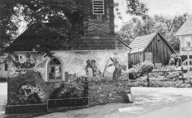 Auf dem alten Foto ist die dem Heiligen Vitus gewidmete Kapelle zu Penk zu sehen.  | Foto: Archiv Grafenbach