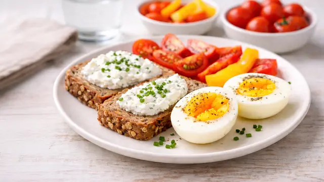 Genuss ohne Verzicht: Ei, Vollkorn und Gemüse als Basis für langfristige Stoffwechselbalance.