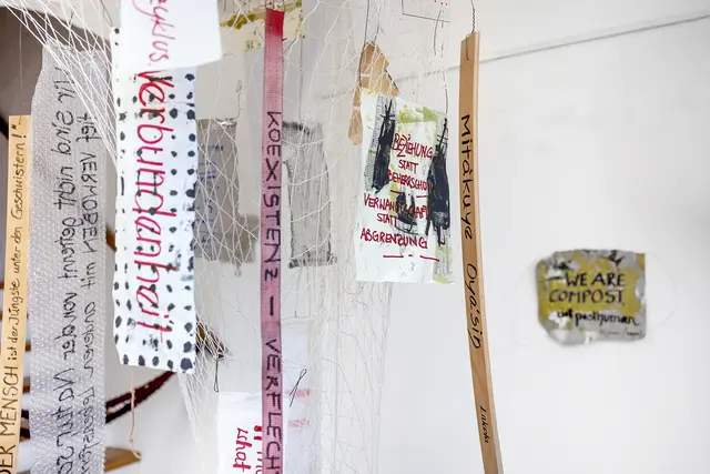 Partizipative Installation von Inge Lasser (Detail) | Foto: Violetta Wakolbinger