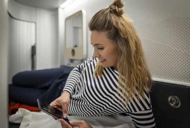 Die neuartigen Mini Cabins im NightJet bieten Alleinreisenden noch mehr Privatsphäre. | Foto: ÖBB | Harald Eisenberger