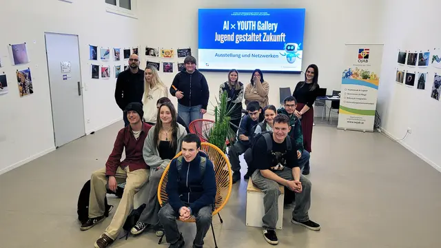 Die Mödlinger Teilnehmer des Medienlabors. | Foto: ÖJAB