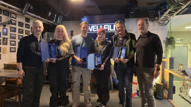 Sachbearbeiter Joachim Mühlegger, Carina Zenleser, Martin Bauer, Lisa Schaffner, Johannes Högl und Gemeinderat Franz Pohn (v.l.). | Foto: Stadtgemeinde Attnang-Puchheim