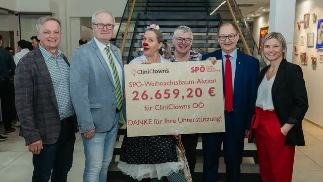 Von links: Siegfried Lehner, Christian Gratzl, Ursula Teurezbacher, Uwe Marschner, Martin Winkler und Sabine Schwandner. | Foto: MecGreenie Productions