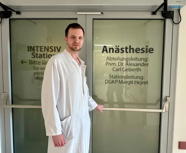 Primar Geberth leitet seit Oktober die Abteilung für Anästhesiologie und Intensivmedizin an der Klinik Kittsee. | Foto: Gesundheit Burgenland