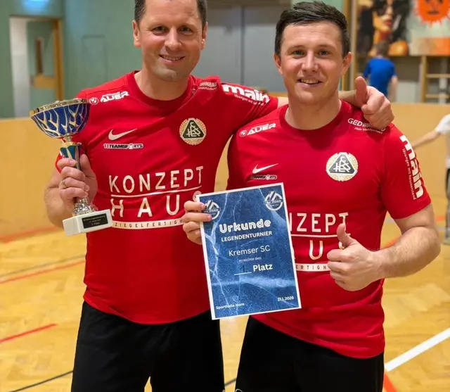 Die Legenden des Kremser Sportclub gingen als Turniersieger hervor. | Foto: Markus Kahrer