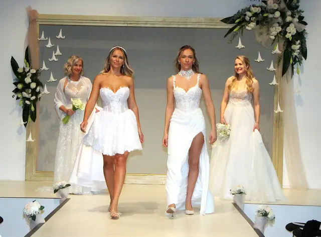 Die aktuellen Modetrends 2026 für die Braut gab es auf der "Hochzeiten und Feste" in der Messe Innsbruck zu sehen. | Foto: Karl Künstner