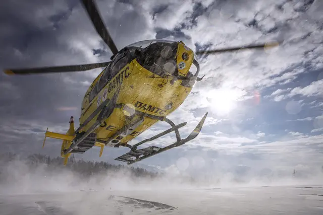 Zwei Rettungshubschrauber waren in Pusterwald im Einsatz. | Foto: ÖAMTC/Postl