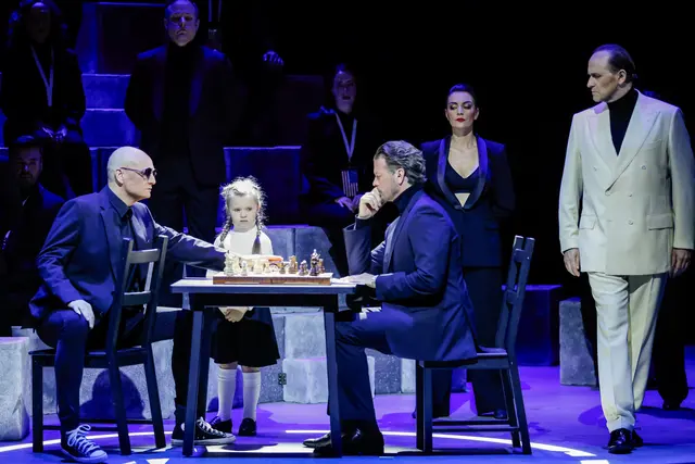Bestes Musical: Chess – Bühne Baden: Drew Sarich, Nicole Bonnet, Mark Seibert, Anetta Szabó, Reinwald Kranner. | Foto: Christian Husar