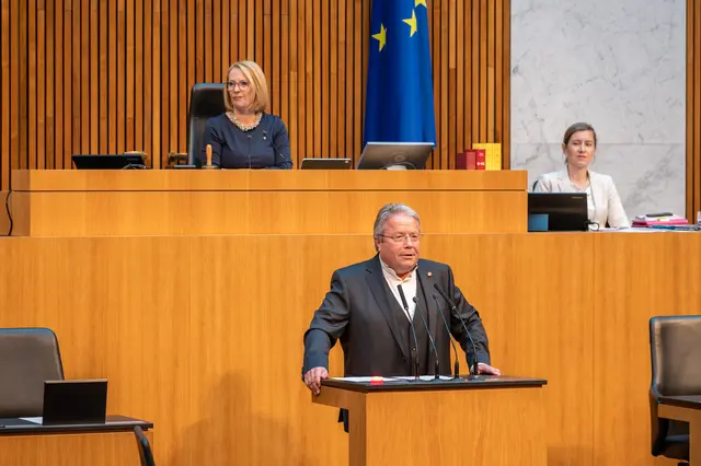 NR Franz Hörl (ÖVP) | Foto: Parlamentsdirektion/​Michael Buchner