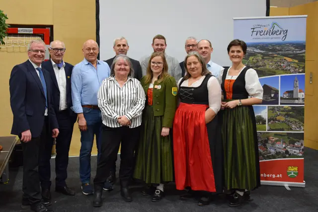 Auch die Gemeinderatsmitglieder waren zahlreich vertreten. | Foto: Gemeinde Freinberg