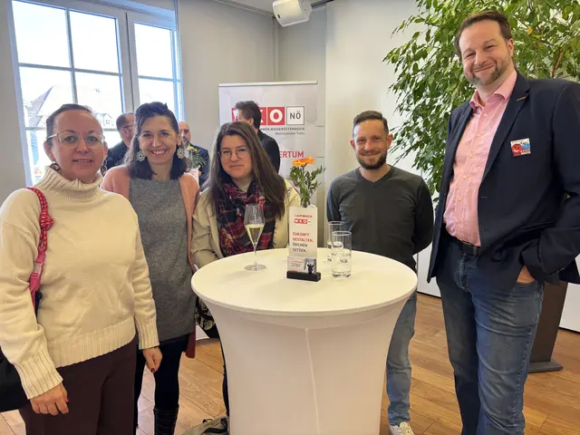 Karin Stainhauser, Ricarda Kunzl, Patricia Stadler-Prader, Andreas Stadler und Holger Gronau. | Foto: Victoria Edlinger