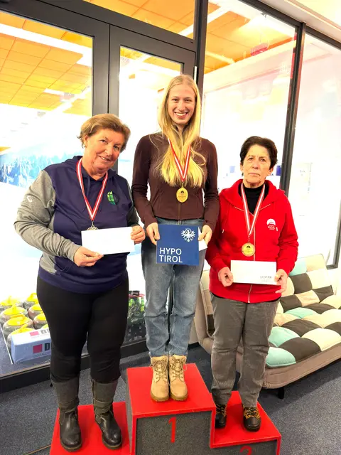 Damen-Siegertrio bei KCC-Meisterschaft. | Foto: KCC