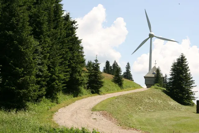 Windrädern sollen bei der Umsetzung der Klimaziele helfen.   | Foto: Symbolfoto: Franz Neumayr