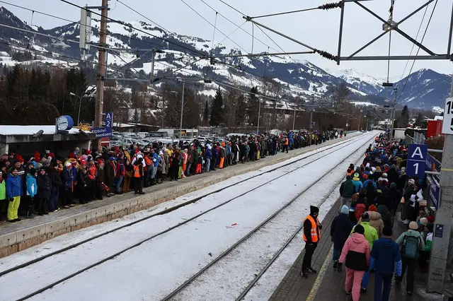 Der Bahnhof Kitzbühel Hahnenkamm bei voller Auslastung. | Foto: ÖBB/Moser
