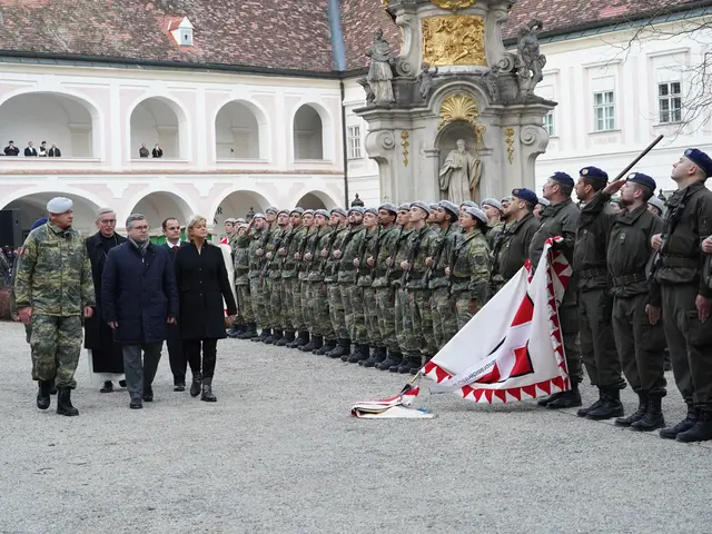 Feierliche Angelobung im Stift Heiligenkreuz. | Foto: Stift Heiligenkreuz, Elisabeth Fürst