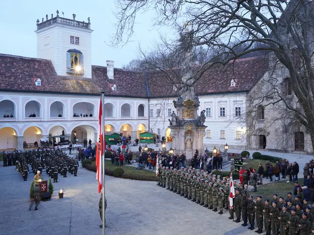 Feierliche Angelobung im Stift Heiligenkreuz. | Foto: Stift Heiligenkreuz, Elisabeth Fürst
