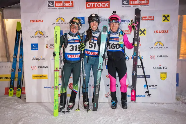 Gewinnerinnen v.l.: Kolbl Rea, Somavilla Bianca, Bieler Katrin | Foto: Mountain Attack