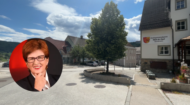 Bürgermeisterin Gabi Dörflinger über die geplanten Vorhaben in der Marktgemeinde Klein St. Paul. | Foto: MeinBezirk.at/Astrid Siebert / SPÖ