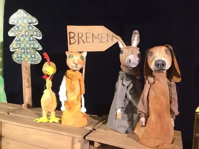 Das Figurentheater Leiterwagerl bringt die  Bremer Stadtmusikanten auf die Folkclub-Bühne. | Foto: Figurentheater Leiterwagerl