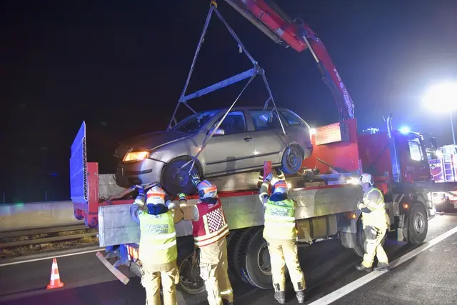 Ein Verkehrsunfall ereignete sich am 20. Jänner auf der A3 zwischen den Anschlussstellen Ebreichsdorf West und Ebreichsdorf Nord in Fahrtrichtung Wien. | Foto: Thomas Lenger, Monatsrevue