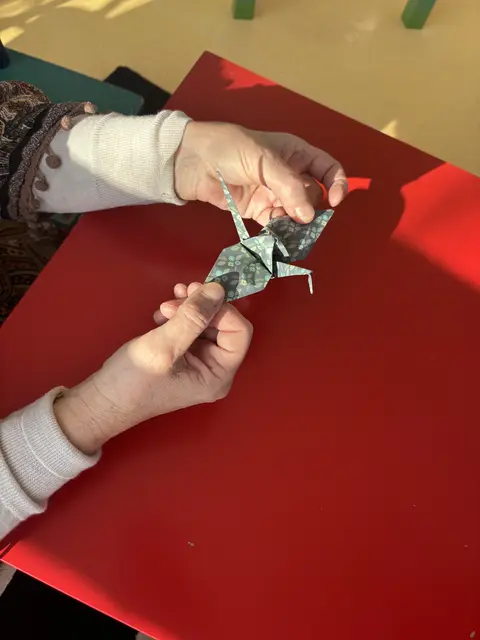 Kraniche kann die Familie inzwischen innerhalb kürzester Zeit falten. | Foto: MeinBezirk